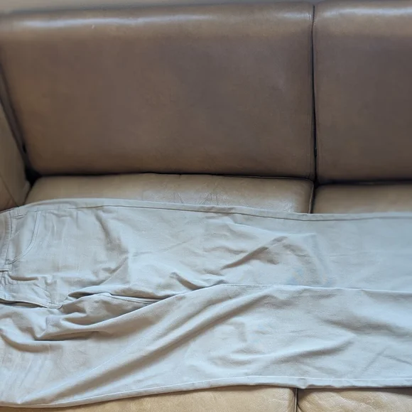 VINCE. Beige Cotton Blend Pants